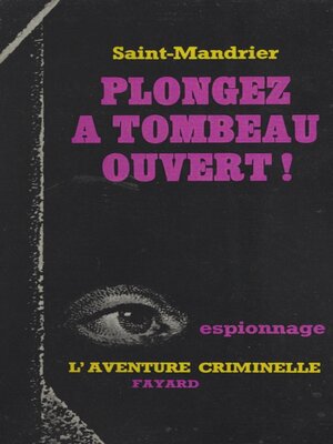 cover image of Plongez à tombeau ouvert !